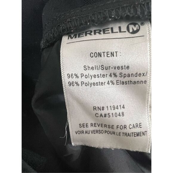 Merrell Aeroblock Women Black Pants Size 8 Hiking Active Flap-Pockets Outdoor - Picture 12 of 14